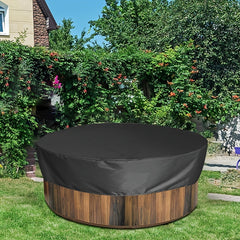 Round Hot Tub Spa Cover Waterproof UV Protection Windproof