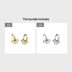 Butterfly Zircon Earrings for Party Girls