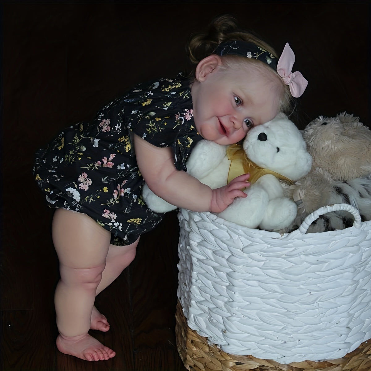 Realistic Zoel Reborn Doll with Hand Rooted Hair and Visible Veins
