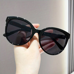 Oval Sunglasses Large Mirror Frame