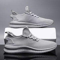 Men's Slip on Sneakers With Shoelaces