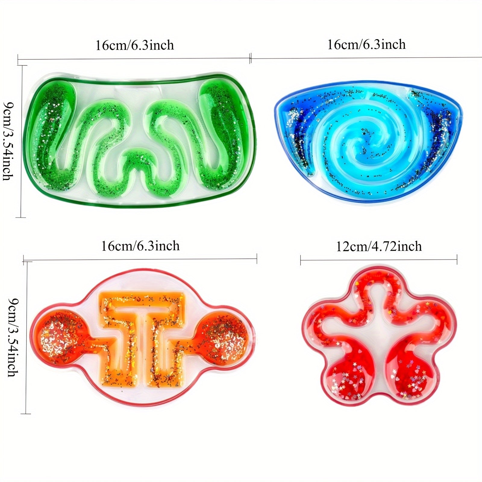2pcs Kids' Squeeze Toys Sensory Toys Educational Toys 4 Styles Random Deliver