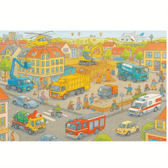 Colorful City Themed Diamond Painting Kit for Adults
