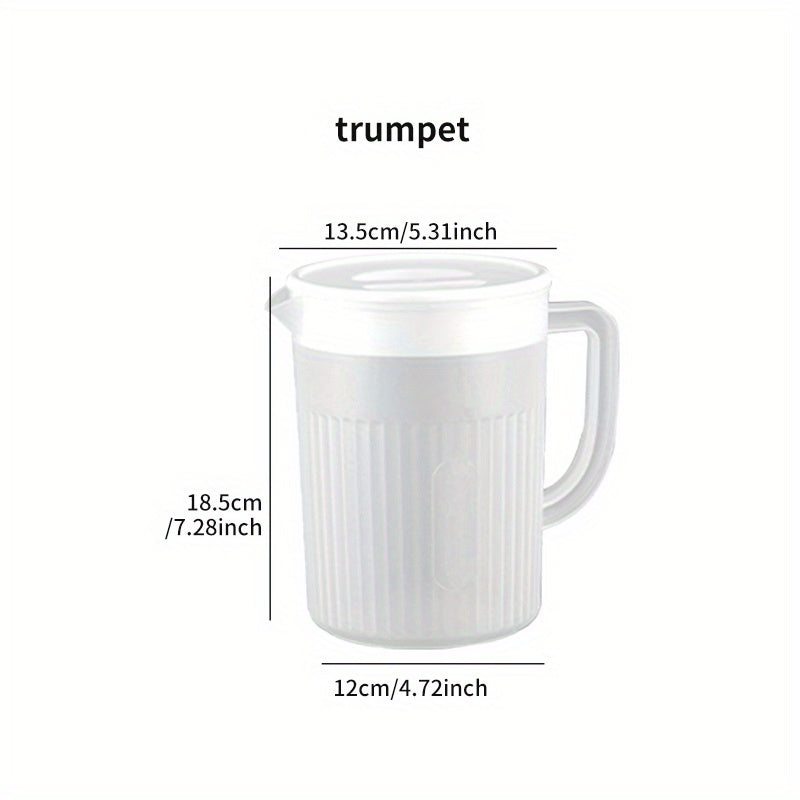 High Temp Resistant Water Jug with Lid for Summer Drinks