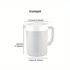 High Temp Resistant Water Jug with Lid for Summer Drinks