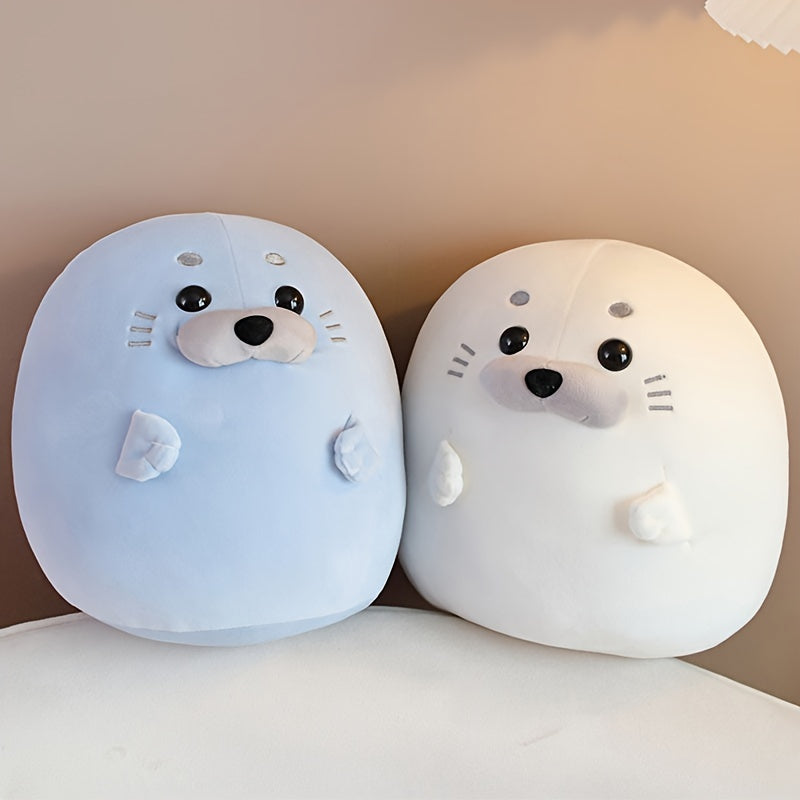 Soft Doll Seal Tuan Plush Toy Sofa Pillow Decoration Gift
