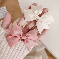 10pcs Ribbon Bow Hair Clips St Patrick's Day Accessories