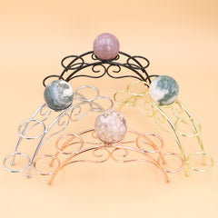 Arched Crystal Ball Base Ornaments for Crystal Balls Home Office Decor