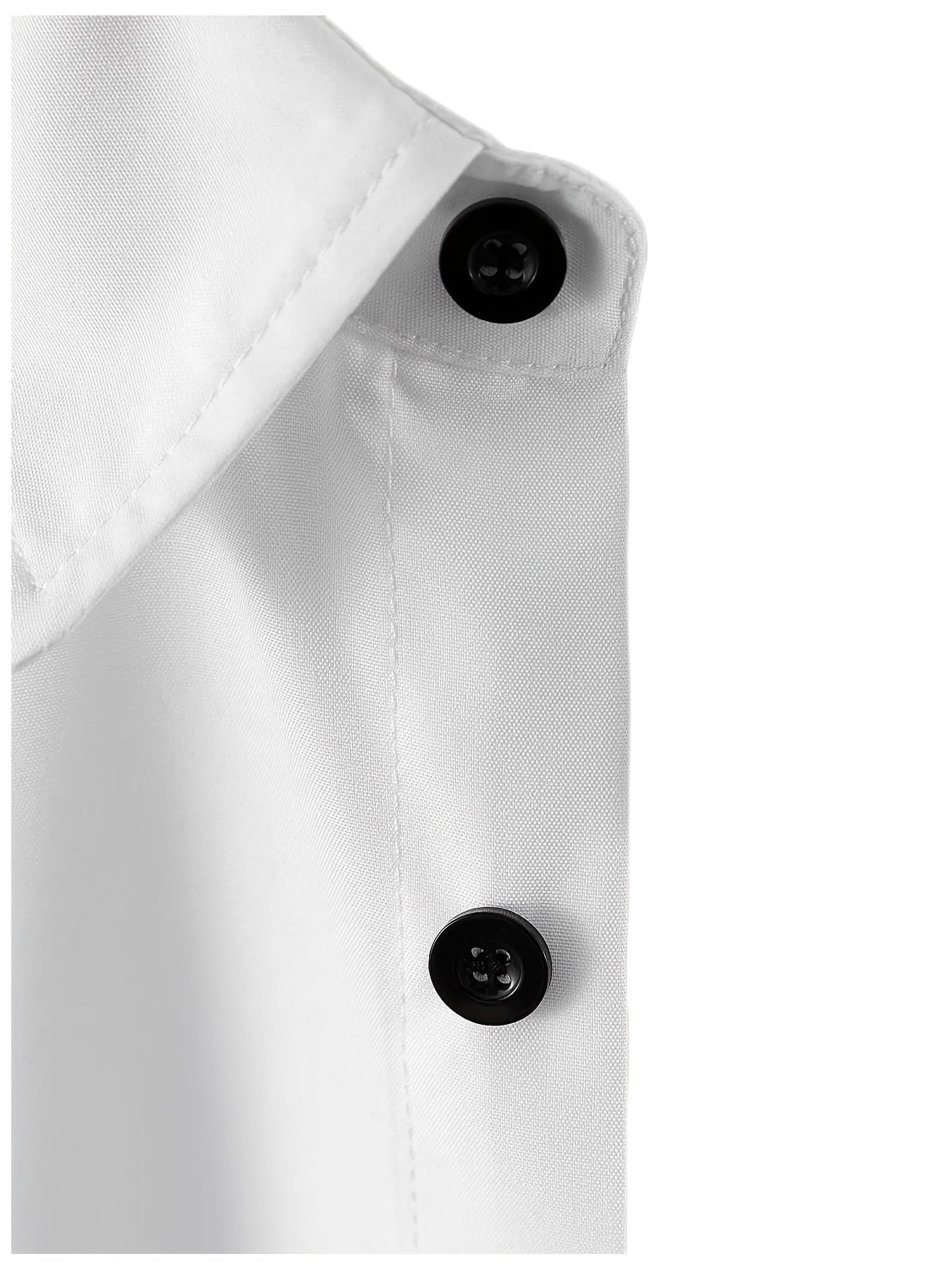 Men's Short Sleeve Lapel Shirt - Button Up Tops