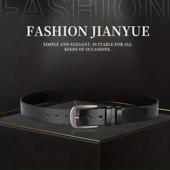 Men's Business Belt PU Leather Jeans Suit Pants Belt