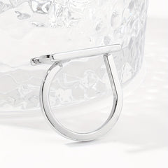 Heart Shaped Peach Steel Ring for Women