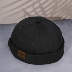 Letter Patch Docker Hat Christmas Gift For Him Her
