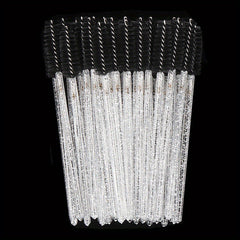 Crystal Mixed Eyelash Brush Glitter Spoolies Mascara Wands Makeup Brushes
