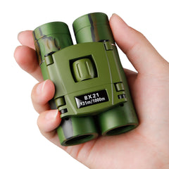 8x21 Compact Binoculars High Definition Lightweight Handheld Telescope