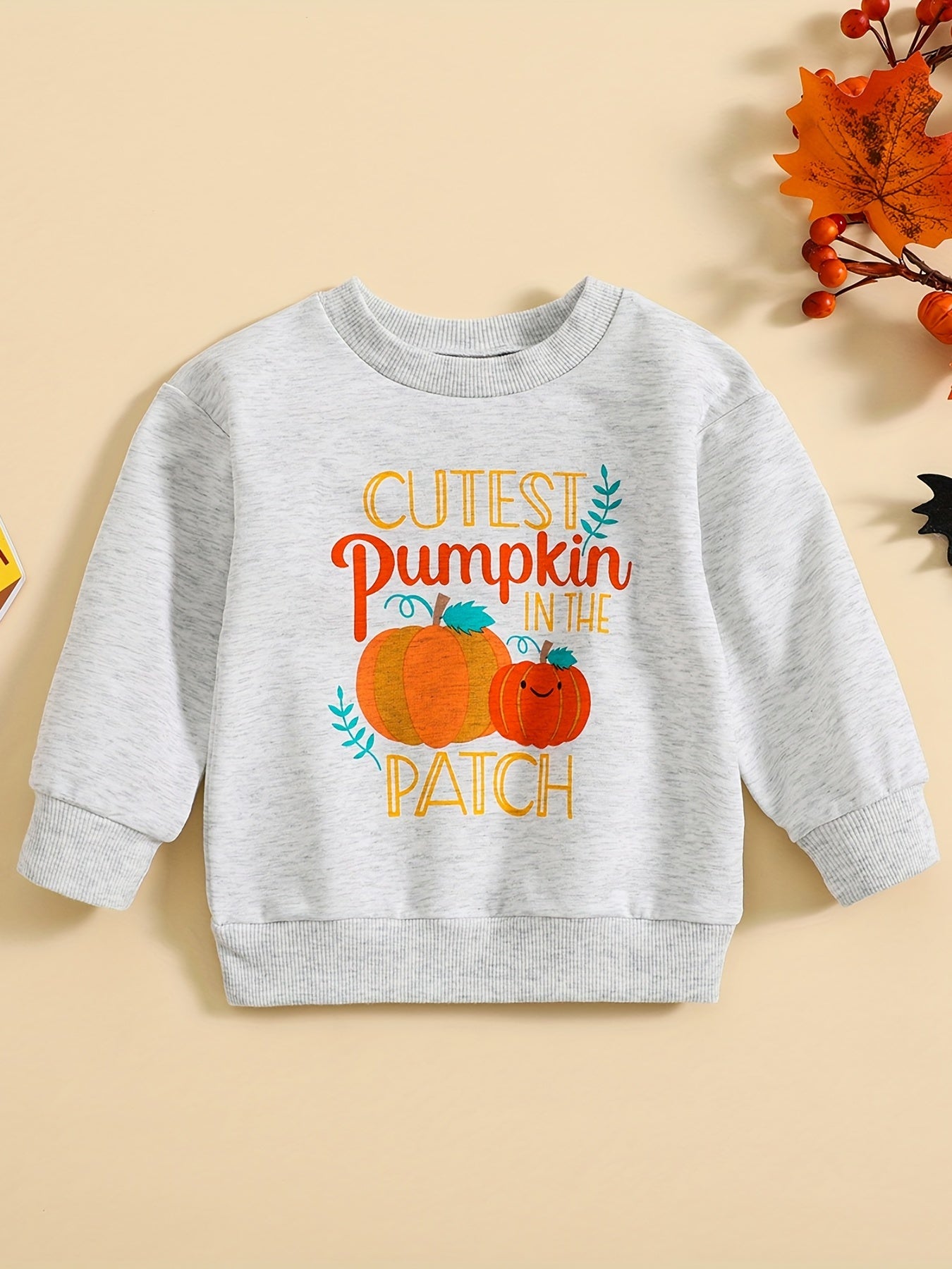 Baby Boys Casual Long Sleeve Sweatshirt Toddlers Letter Print Pullover Tops
