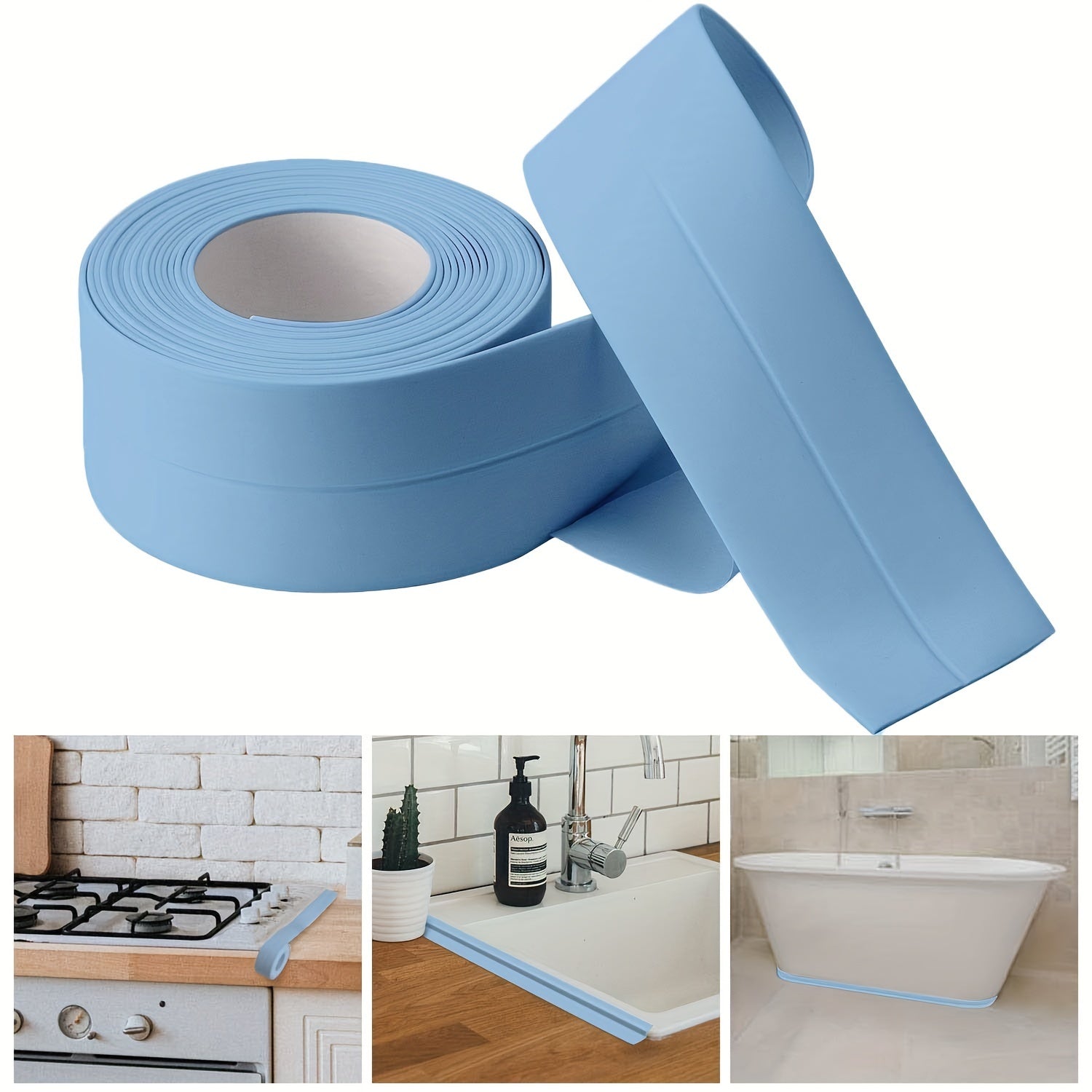 PVC Self Adhesive Caulk Tape Sealant Strip