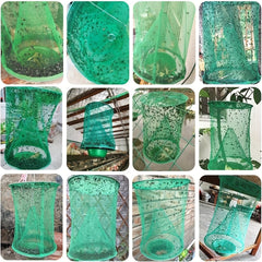6pcs Ranch Fly Traps Outdoor Hanging Stable Fly Trap Reusable Fly Killer Cage