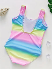 Toddler Girls Sleeveless One Piece Swimsuit Kids Summer Beach Bathing Suit