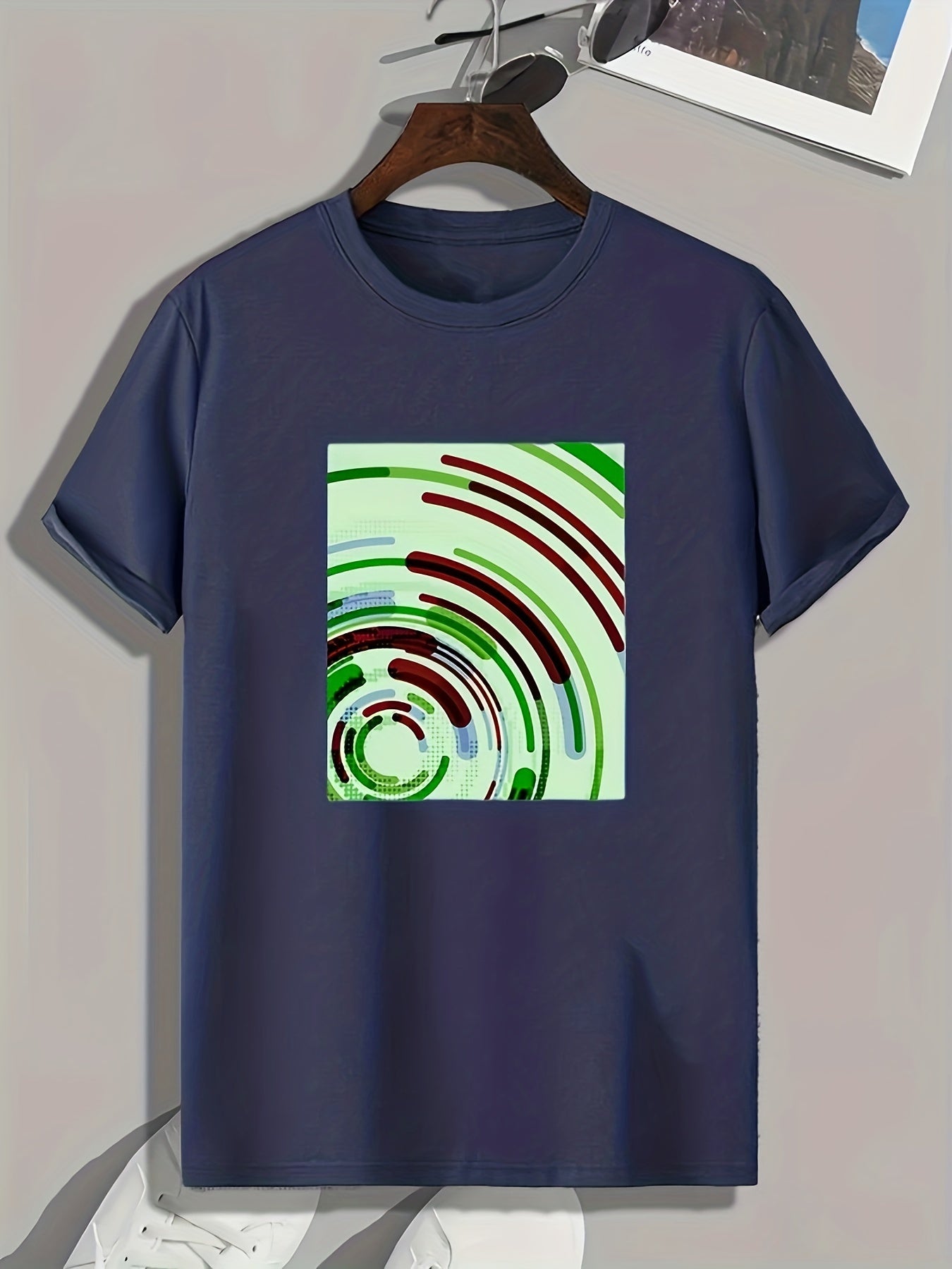 Abstract Painting Print Men's Graphic T shirt