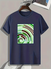 Abstract Painting Print Men's Graphic T shirt