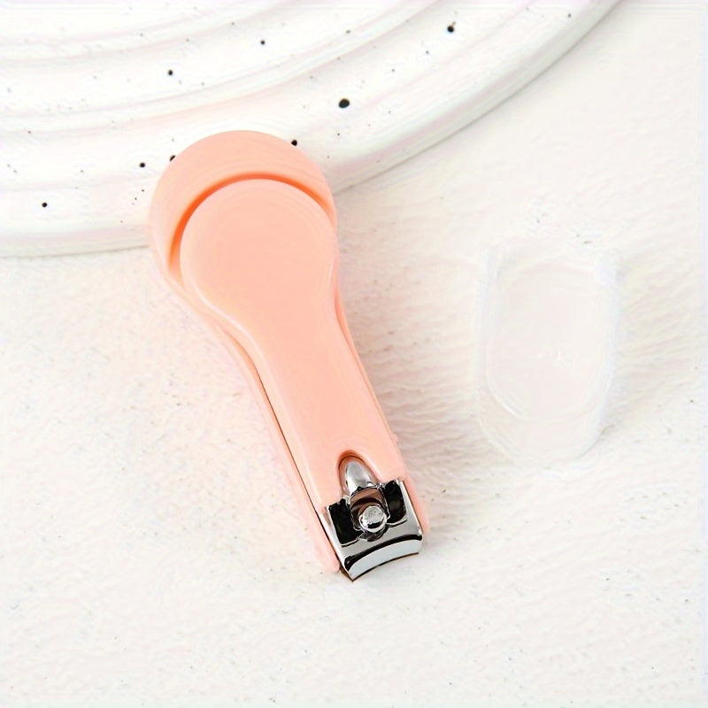 Portable Nail Clipper Manicure Tool Splash-proof Nail Scissor