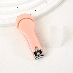 Portable Nail Clipper Manicure Tool Splash-proof Nail Scissor
