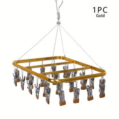 Aluminum Drying Rack Sock Rack Anti-slip Clip Hanger