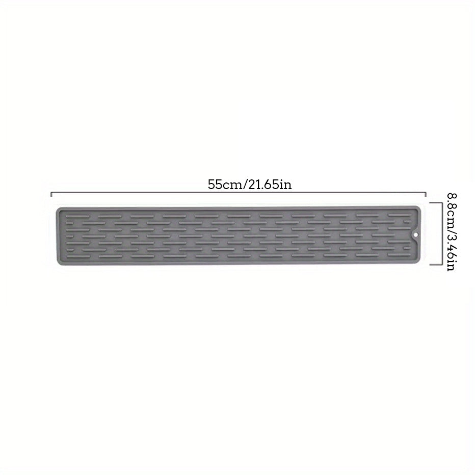 Silicone Dish Drying Mat Eco-Friendly Heat Resistant Kitchen Counter Sink Mat