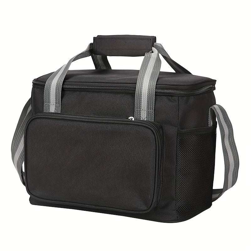 Large Capacity Picnic Insulation Bag Portable Lunch Bag Thickened Oxford Cloth