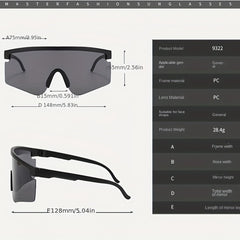 Outdoor Large Frame Men's Sunglasses Sunshade Sports Cycling Running Sunglasses