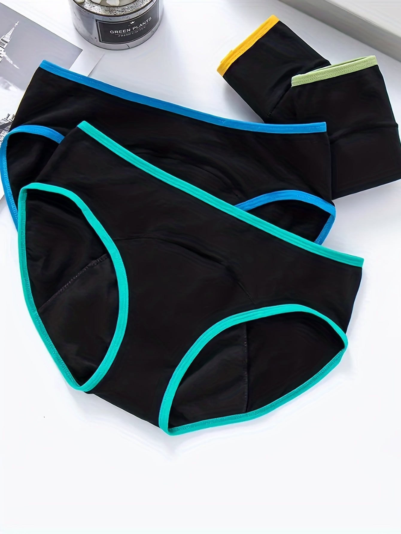 4 Pack Women's Plus Leakproof Period Panties Set
