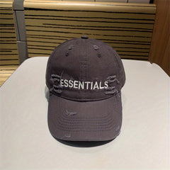 Unisex Sunshade Ripped Baseball Cap Outdoor Sport