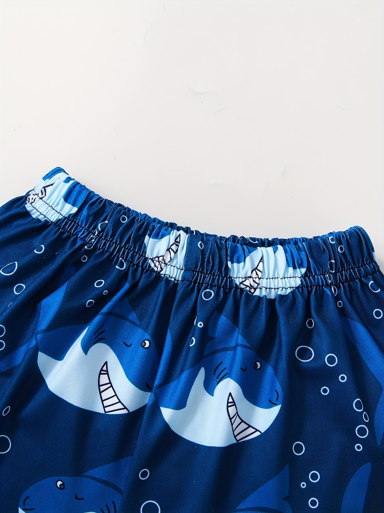 Boys Cartoon Crab Shark Striped Casual Shorts for Kids Summer Vacation Beach