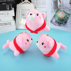 Sea Lion Bag Pendant Keyring Mini Plush Toy Doll