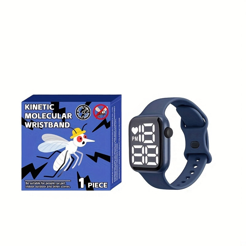 Touch Screen Square Sports Watch with Essential Wristband