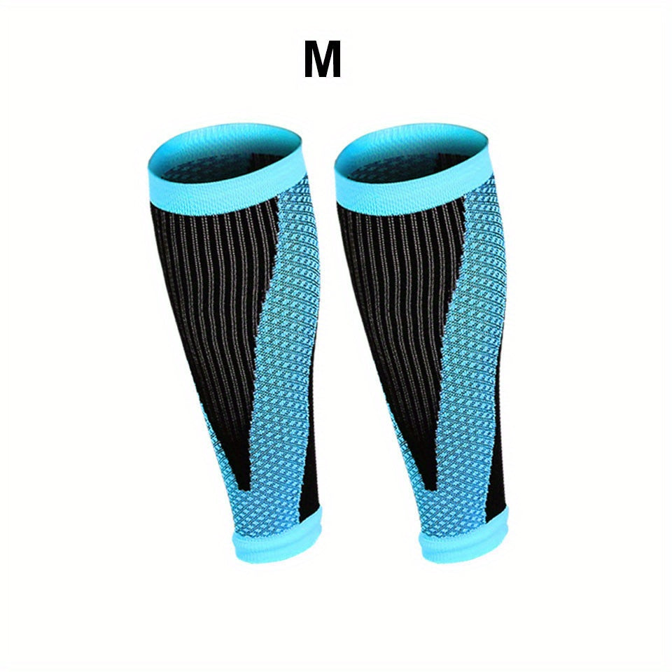2pcs Sports Calf Protector Compression Sock Cover Men Women