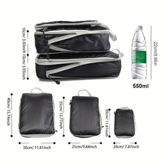 3pcs Compressed Storage Bag Waterproof Organizer Set