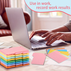400pcs American Index Stickers Sticky Notes With Card Box