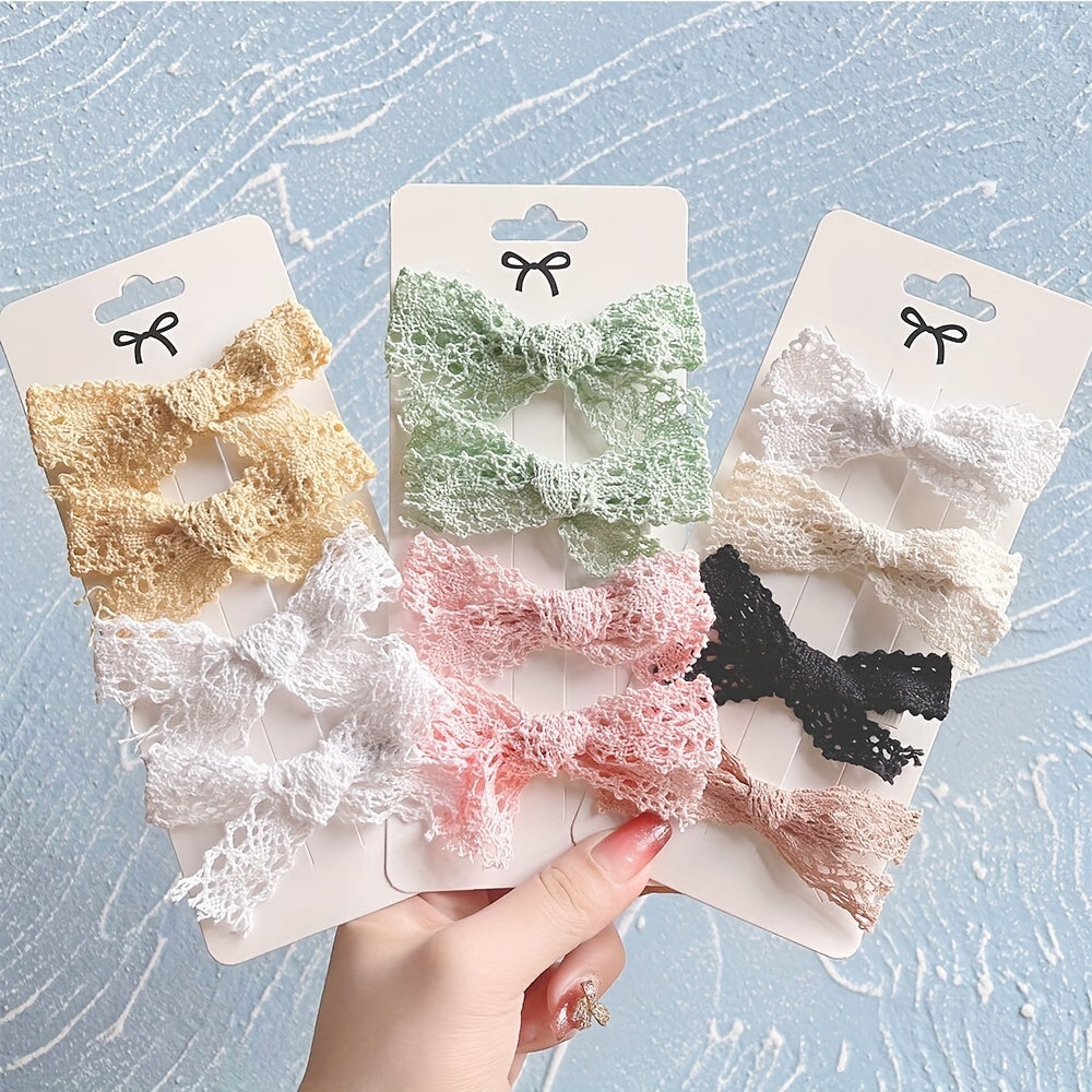 Sweet Bowknot Hair Clips for Baby Girl