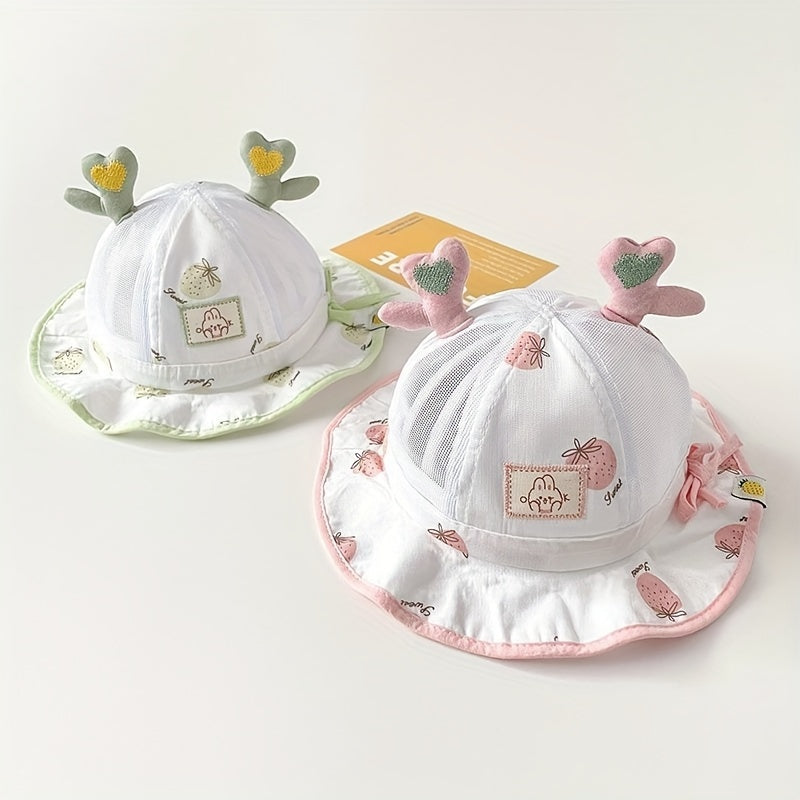 Summer Mesh Baby Bucket Hat Hand Wash