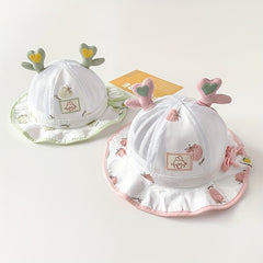 Summer Mesh Baby Bucket Hat Hand Wash