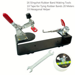Slingshot Rubber Band Making Tool Catapult Accessory