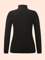Turtleneck Thermal Underwear Long Sleeve Slim Fit Top
