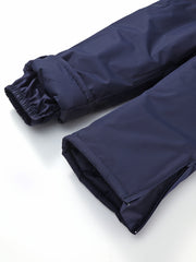 Boys Winter Windproof Warm Pants Waterproof Thick Suspenders