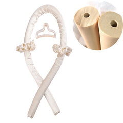 Heatless Curling Rod Headband Hair Rollers Overnight Ribbon Scrunchies