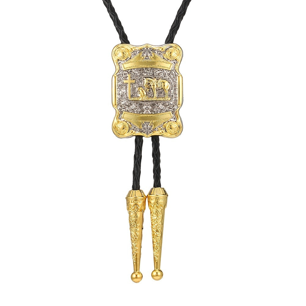 Youth Casual Metal Necktie Necklace Electroplating Tie