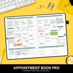 Planner PRO Hourly Schedule Undated 1 Year