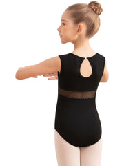 Cotton Ballet Leotard Sleeveless Jumpsuit for Kids