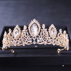 Sparkly Crystal Tiaras Queen Crown for Women Bride Headband