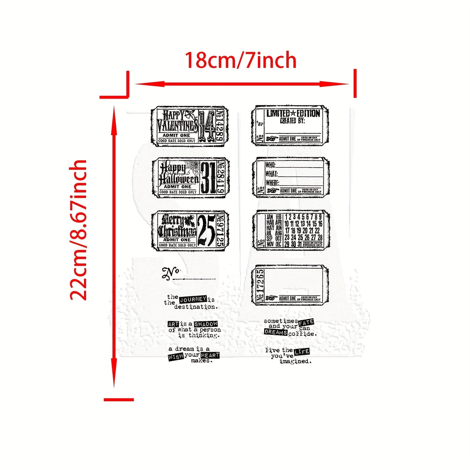 1pc Ancients Stamps Scrapbook Paper Craft Album Card Punch Art Stamps